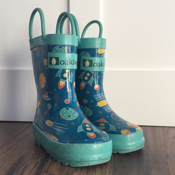 oakiwear Other - Toddler Oakiwear Space Rain Boots